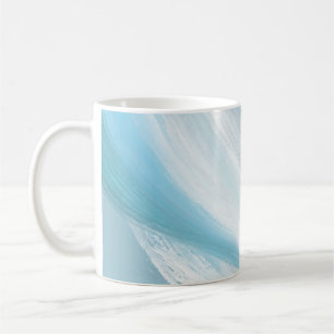 Taza De Café decoración moderna tímida azul