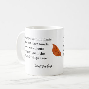 Taza De Café Decoración para el hogar con cita de Van Gogh de o