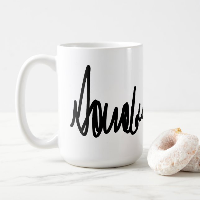 Taza De Café Decretos de firma Trump (Con donut)