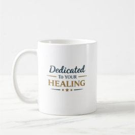 Taza De Café Dedicated to Healing Medical Appreciation Gift