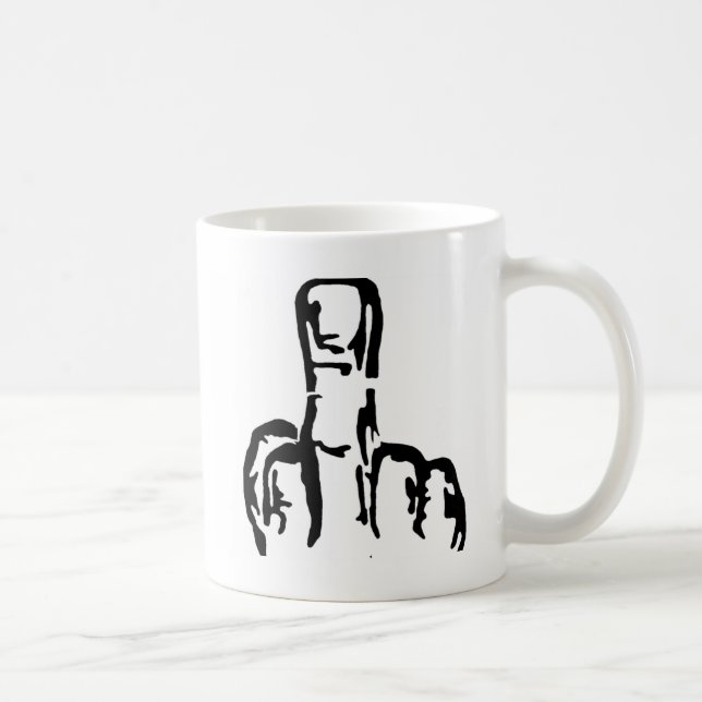 Taza De Café Dedo medio (Derecha)