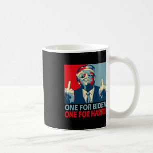 Taza De Café Dedo medio Biden Harris Fla republicana norteameri