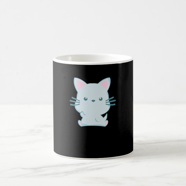 Taza De Café Dedo medio del gato (Centro)