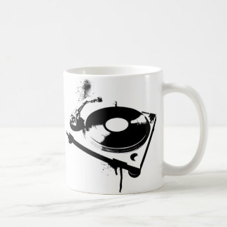 Taza De Café Deejay DJ Turntable Coffee Mug | Regalos musicales