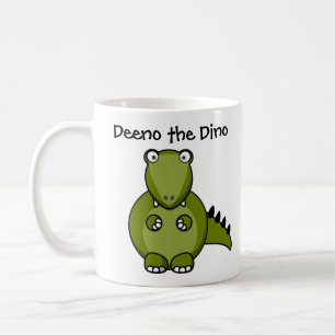Taza De Café Deeno el Personalizado Dino Personalizado