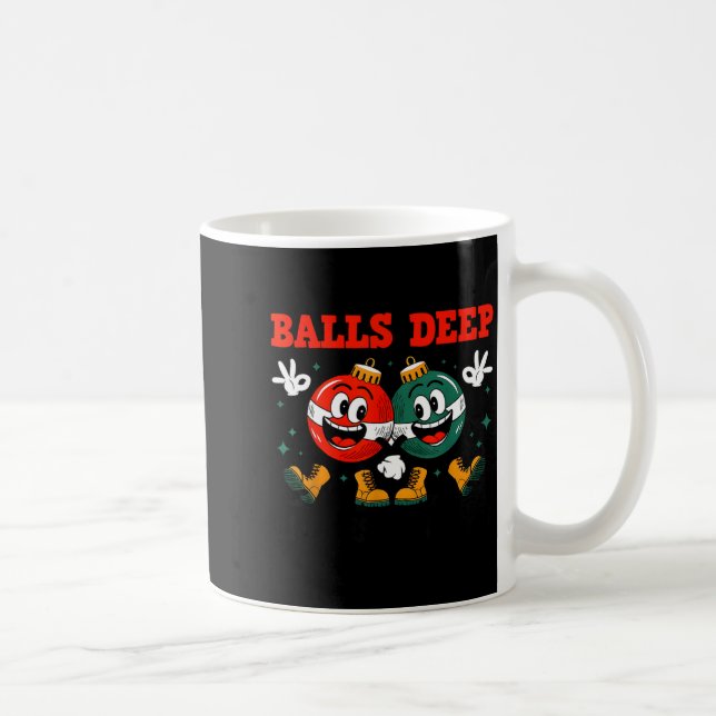 Taza De Café Deep In Christmas Srit Christmas Humorous Festive  (Derecha)