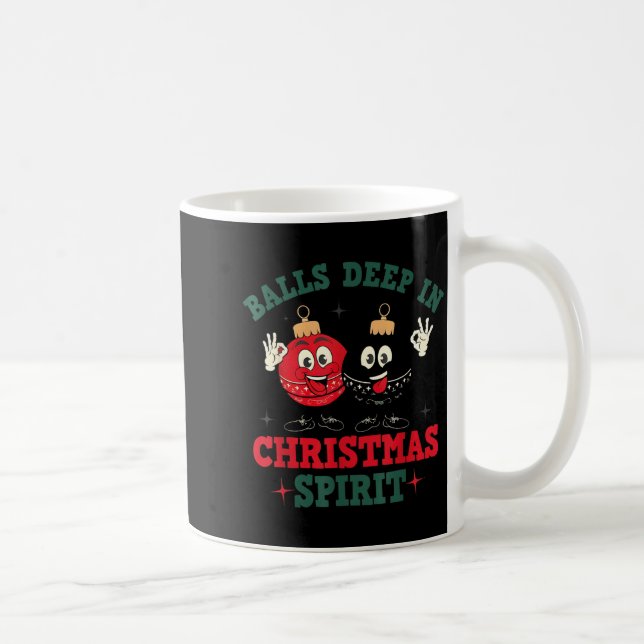 Taza De Café Deep In Christmas Srit Christmas Humorous Festive  (Derecha)