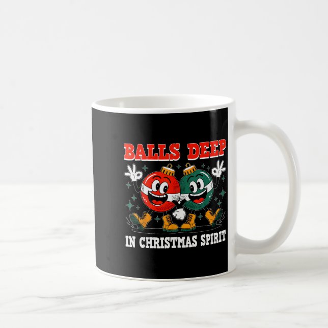 Taza De Café Deep In Christmas Srit Christmas Humorous Festive  (Derecha)