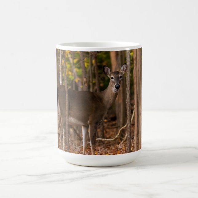 Taza De Café Deer en Woods (Centro)