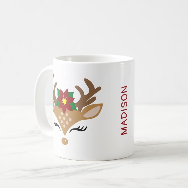 Taza De Café Deer Face (Anverso izquierdo)