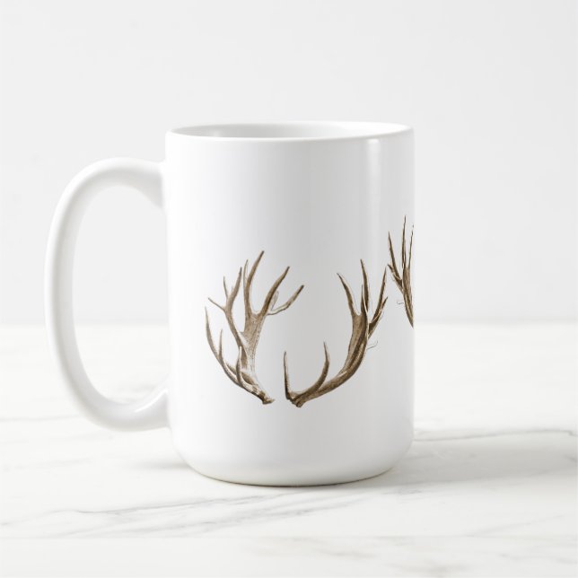 Taza De Café Deer Hunter Antlers Coffee Mug (Izquierda)