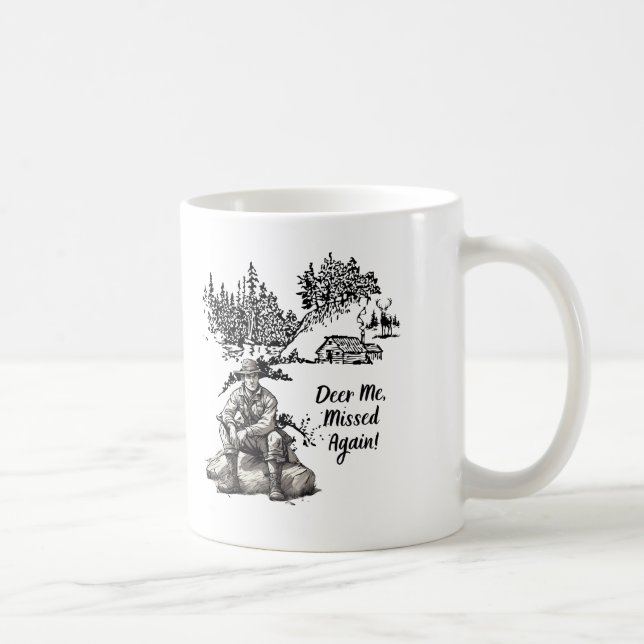 Taza De Café Deer Me, Perdido De Nuevo! (Derecha)