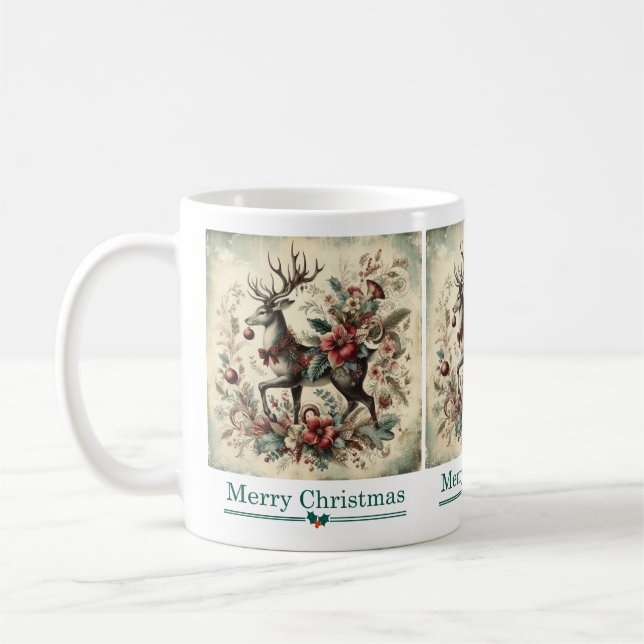 Taza De Café Deer Mug, Navidades clásicos (Izquierda)
