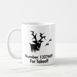 Taza De Café Deer No X Para El Despegue