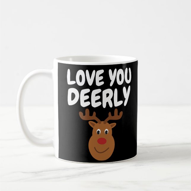 TAZA DE CAFÉ DEER PUN AMOR A USTED CAFÉ MUG (Izquierda)