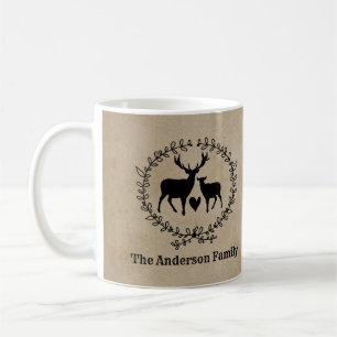 Taza De Café Deer ruso personalizado