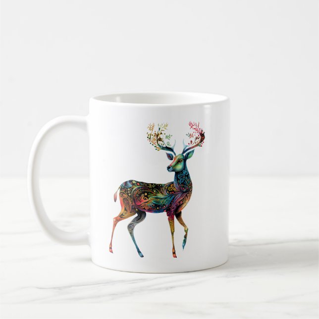 Taza De Café Deer Spirit Animal Mug (Izquierda)
