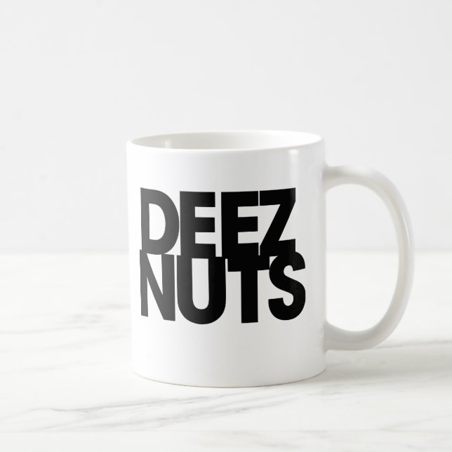 Taza De Café Deez Nuts (Derecha)