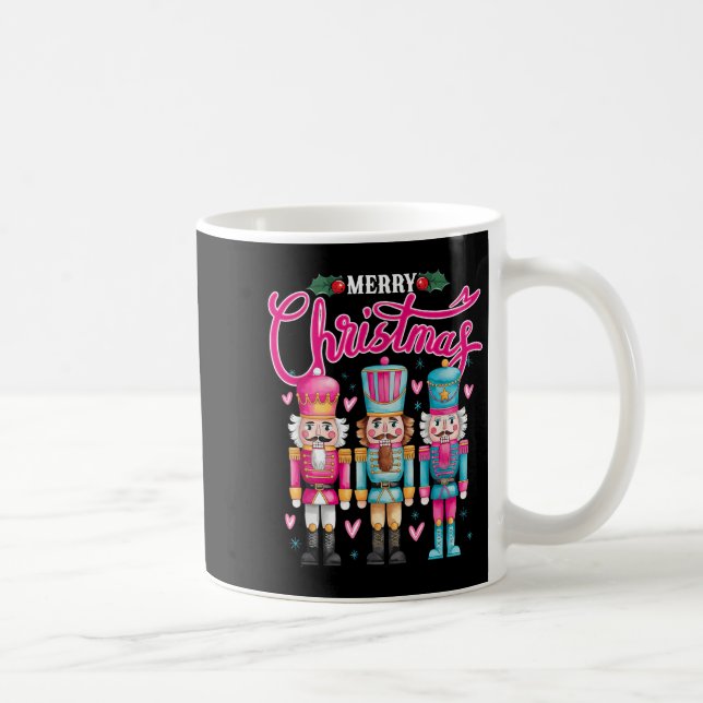 Taza De Café Deez Nuts Nutcracker Feliz Navidad Paja (Derecha)