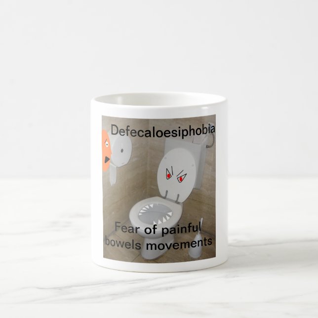 Taza De Café Defecaloesiphobia (Centro)