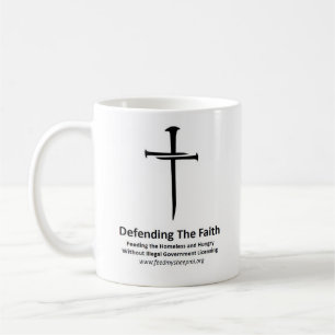 Taza De Café Defender El Café Fe Mug (Blanco)