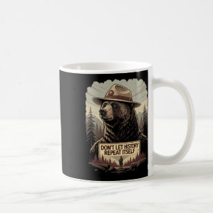 Taza De Café Defender la democracia - No dejes que la historia 