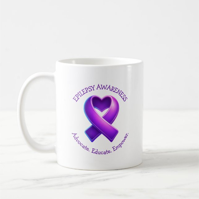 Taza De Café Defensor. Educar. Empoderar.| Conciencia sobre la  (Izquierda)