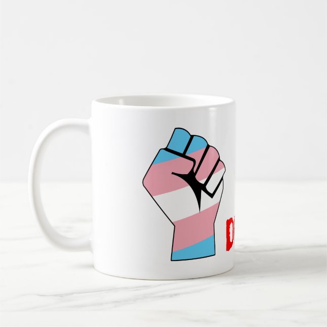 Taza De Café Defiance (Transgénero LGBT) (Izquierda)