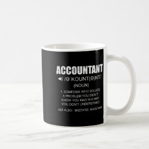 Taza De Café Definición contable divertido regalo de cpa de imp