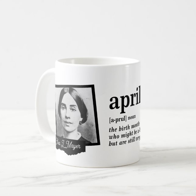 Taza De Café Definición de abril (Anverso izquierdo)