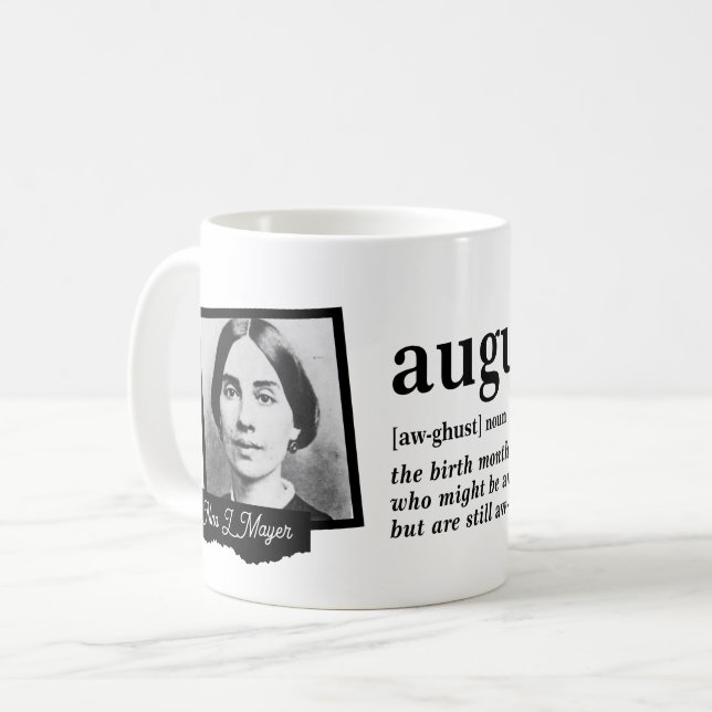 Taza De Café Definición de agosto (Anverso izquierdo)