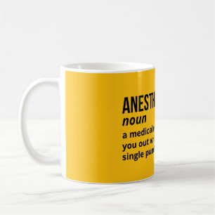 Taza De Café Definición de anestesiólogo - Humor médico