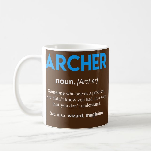 Taza De Café Definición de Arquero (Izquierda)