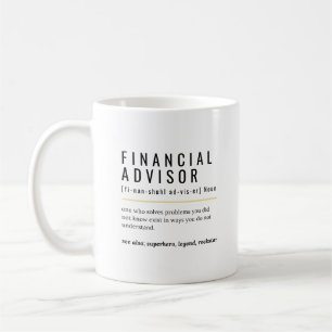 Taza De Café Definición de Asesor Financiero