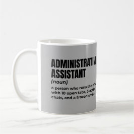 Taza De Café Definición de asistente administrativo clásico