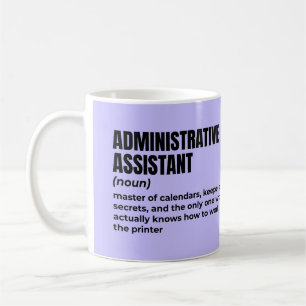 Taza De Café Definición de auxiliar administrativo divertidísim