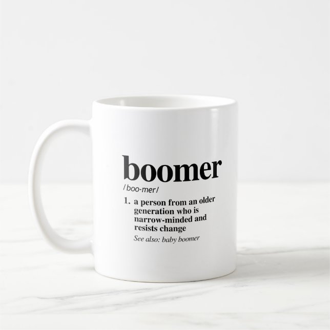 Taza De Café Definición de Boomer (Izquierda)
