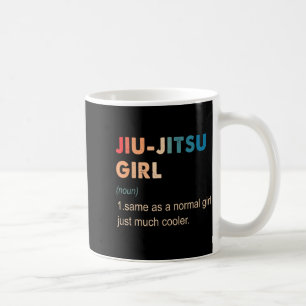 Taza De Café Definición de chica de Jiu-Jitsu Regalo divertido