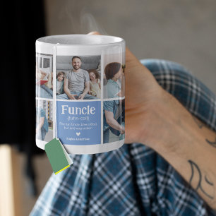 Taza De Café Definición de Colage de Fotos de Funcle Lindo Mode