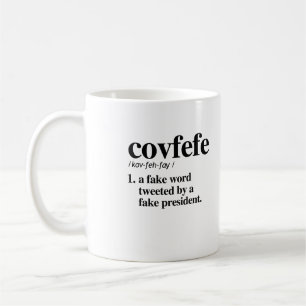 Taza De Café Definición de Covfefe - una palabra falsa