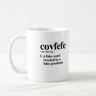 Taza De Café Definición de Covfefe - una palabra falsa
