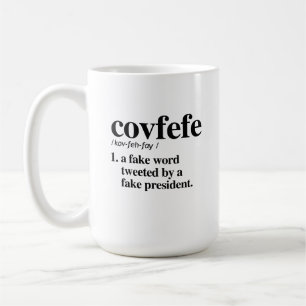 Taza De Café Definición de Covfefe - una palabra falsa