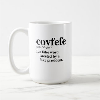 Taza De Café Definición de Covfefe - una palabra falsa
