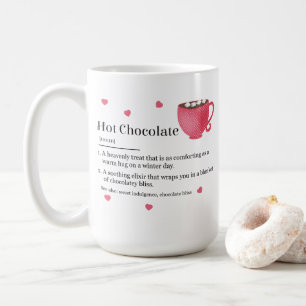 Taza De Café Definición de diccionario de chocolate caliente