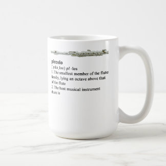 Taza De Café Definición de diccionario de flautín