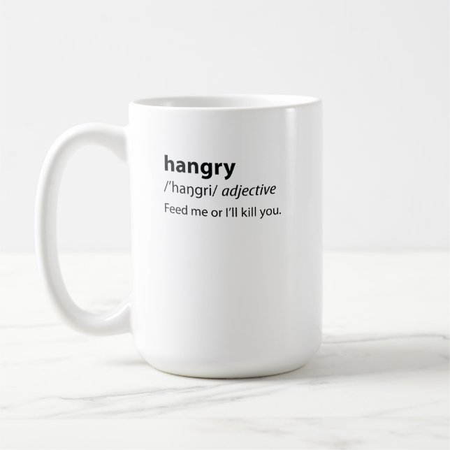 Taza De Café Definición de diccionario divertida (Izquierda)
