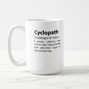 Taza De Café Definición de diccionario divertida de Cyclopath