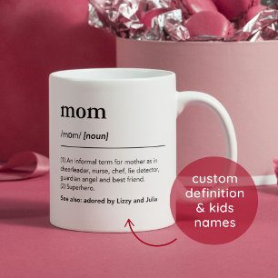 Taza De Café Definición de diccionario materno divertido