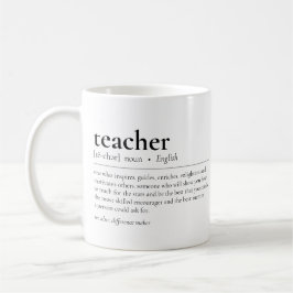 Taza De Café Definición de docente Apreciación moderna de presu