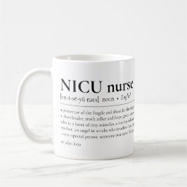Taza De Café Definición de Enfermería de NICU Apreciación Neona